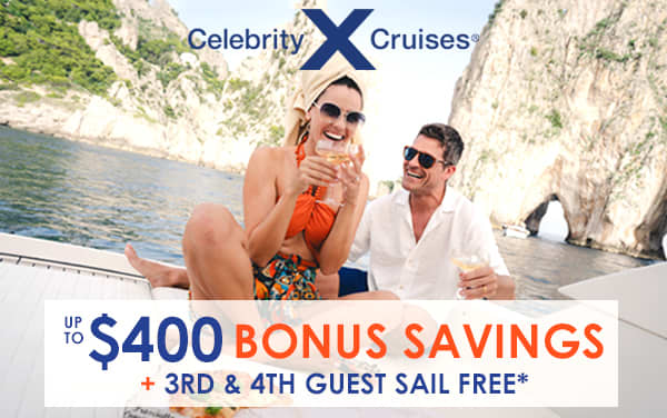 Celebrity Cruises: up to $400 Bonus Savings*