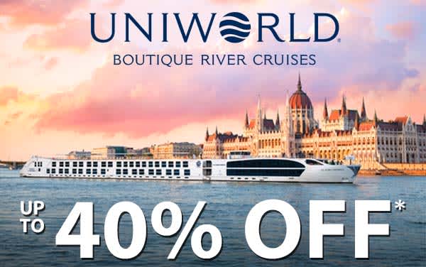 Uniworld: up to 40% OFF select 2025 river cruises*
